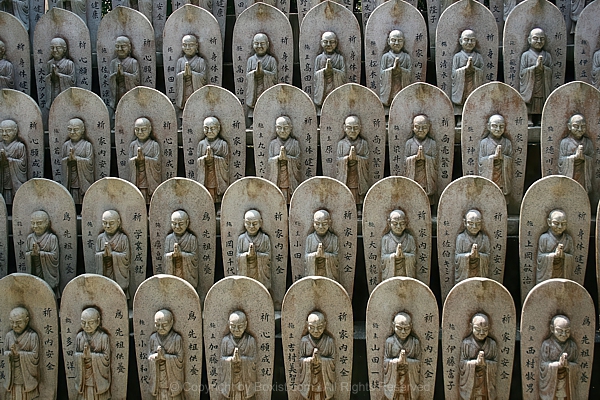 Buddhist Statues In Miyajima Daishoin Temple