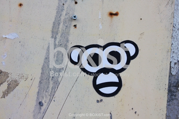 Monkey Face Sticker