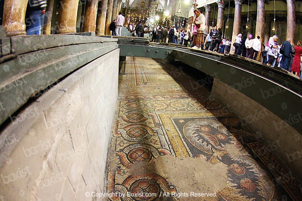 Mosaic Floor in Church of the Nativity