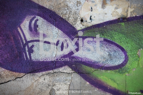 Woman Graffiti Portrait