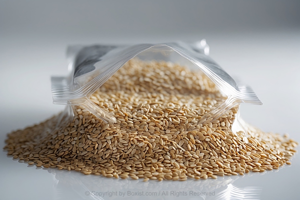 Whole Sesame Seeds In Package Bag