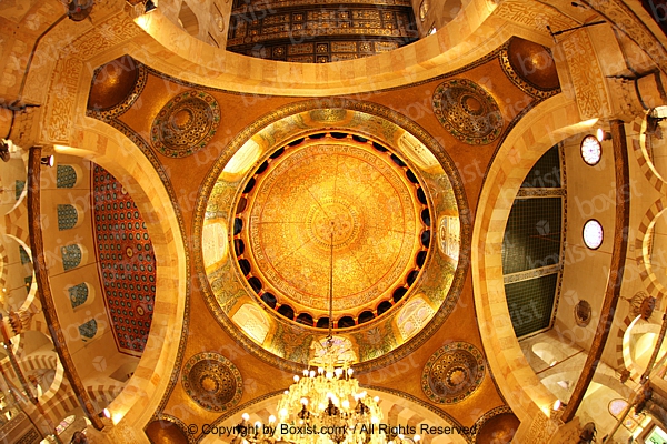 Interior Dome of Al Aqsa Mosque