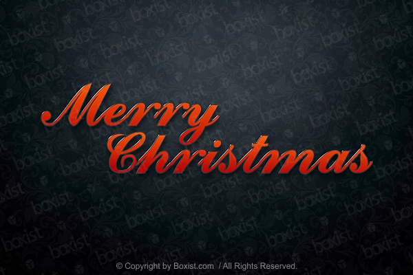 Elegant Merry Christmas Card