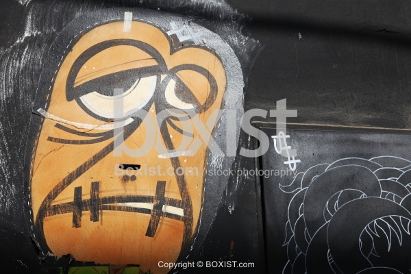 Addicted Face Graffiti