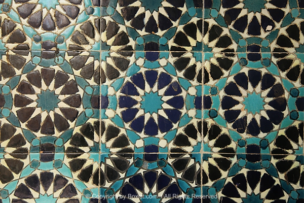 Decorative Geometric Ceramic Tile Wall