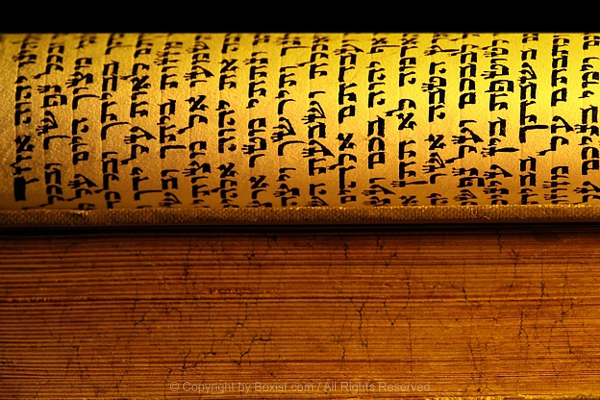 Jewish Scroll On Book