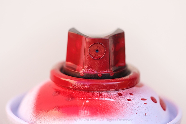 Can Of Red Spray Paint