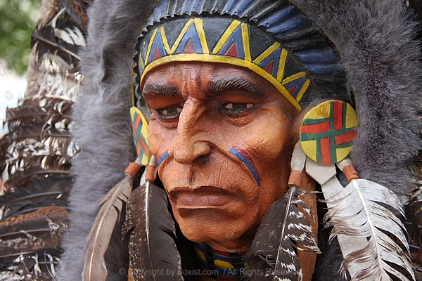 Indian Warrior Statue