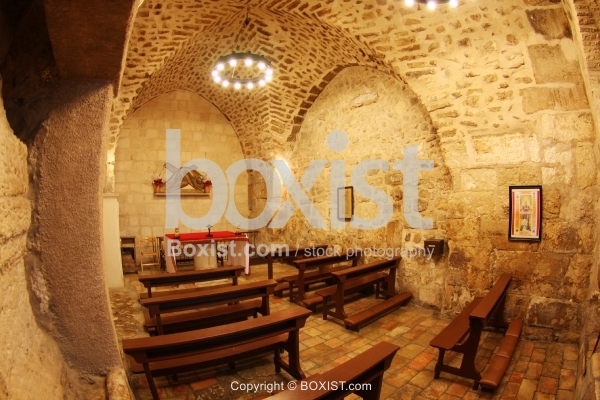 Interior of Franciscan Chapel at the Via Dolorosa