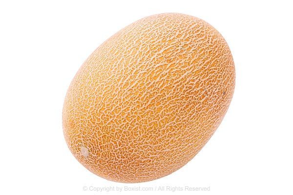 Orange Melon Isolated On White Background
