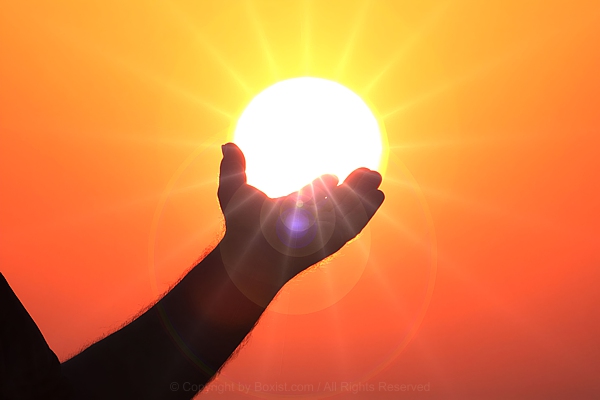 Hand Holding Sunlight