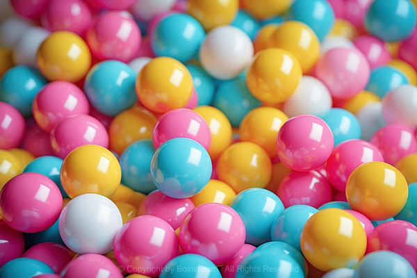 Pile Of Colorful Little Balls
