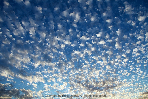 Sky With Altocumulus Clouds