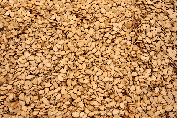 Watermelon Seeds Roasted And Piled Together