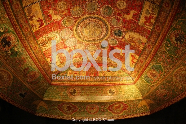 Ceiling of the Chodorow Synagogue