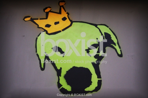 Dogs King with Crown