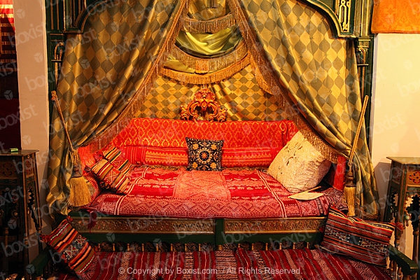 Luxury Interior Of Divan Room In Kairouan Mansion