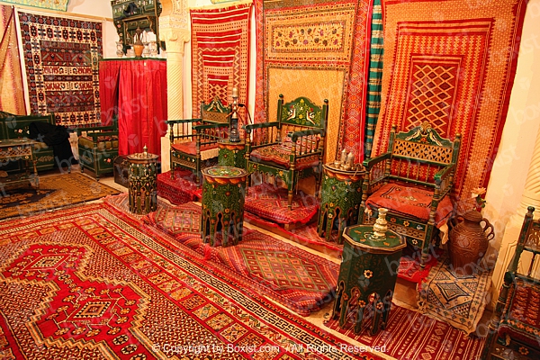 Seats At The Chamber of Governor Mansion In Kairouan
