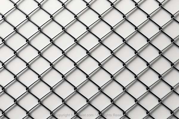 Steel Wire Chain Link Fence Seamless Pattern