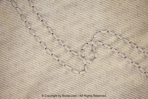 Textile Beige Fabric Stitches