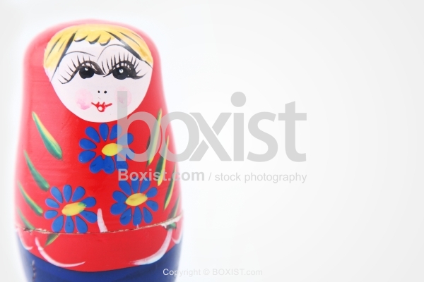 Smiling Russian Matryoshka Doll