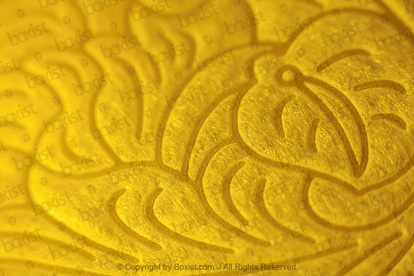 Closeup Of Embossed Patterns On Paper