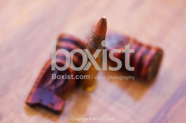 Bullet with Chess Pieces
