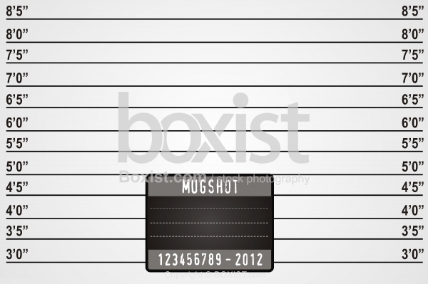 Mugshot Booking Photograph Background