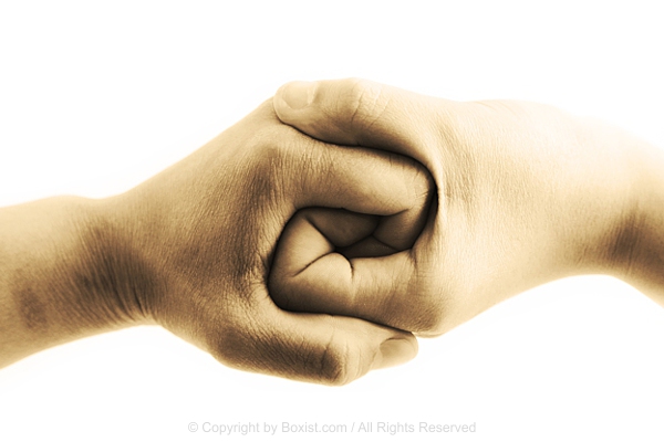 Strong Fists Handshake