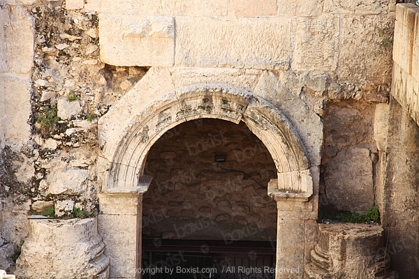Remains Of Roman Gate Under Damascus Gate