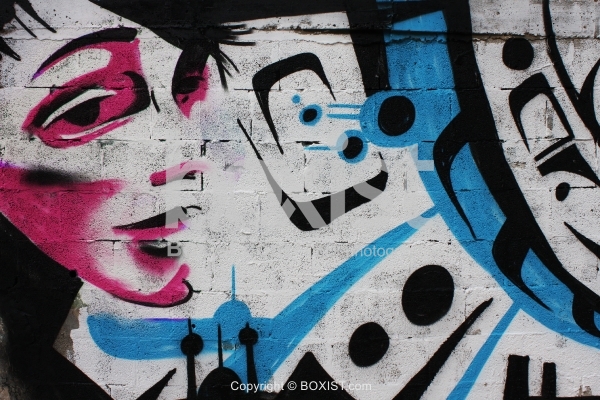 Sketch Art Graffiti On Wall