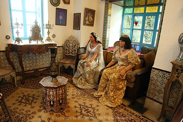 Wax Women Figures Wearing Traditional Wedding Clothes