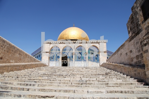 Stairs Leading to Dome of the Rock