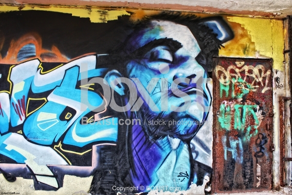 Person Face Graffiti