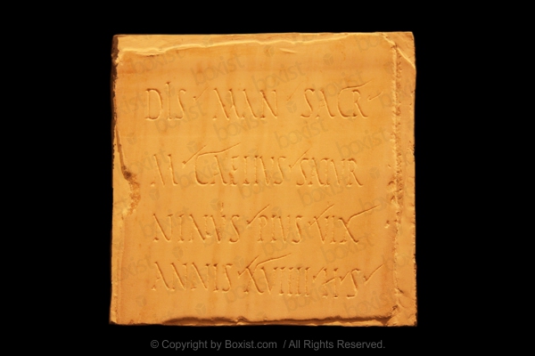 Ancient Tombstone Inscription From 1st Century