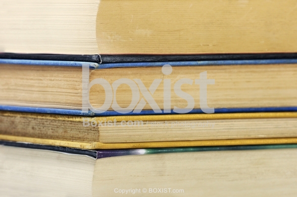 Stack Of Books Pages