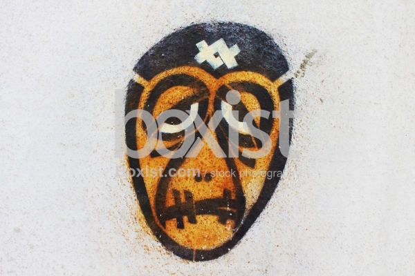 Ugly Graffiti Face