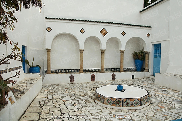 Traditional House Terrace In Sidi Bou Said
