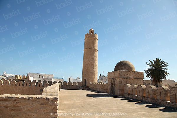 Domed Chamber And Tower Of The Ribat Of Sousse