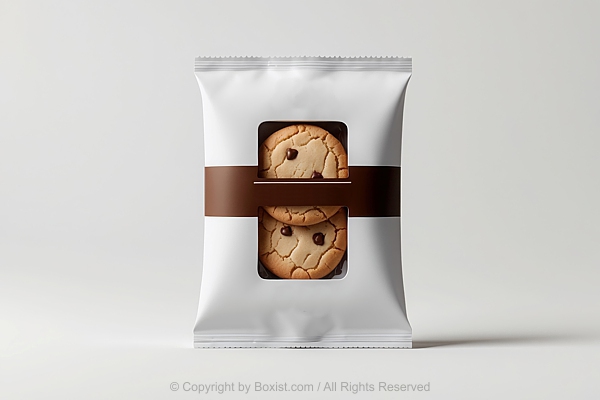 Cookies In Package With Blank Label