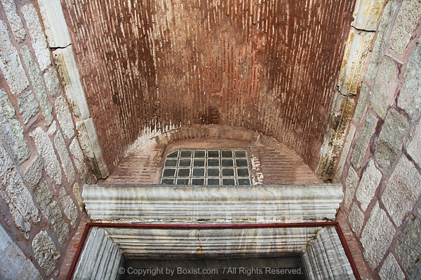 Ceiling Of The Main Entrance Of The Emperor Door At Hagia Sophia