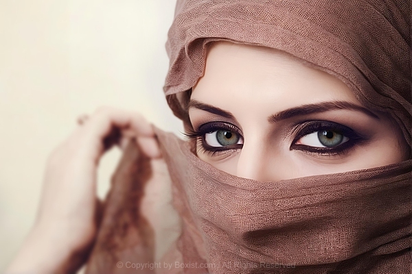 Beautiful Woman With Veil