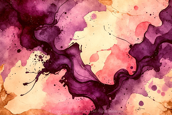 Purple And Pink Hues Grunge Parchment Paper Background