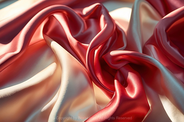 Luxurious Smooth Silk Fabric Draped Elegantly Background