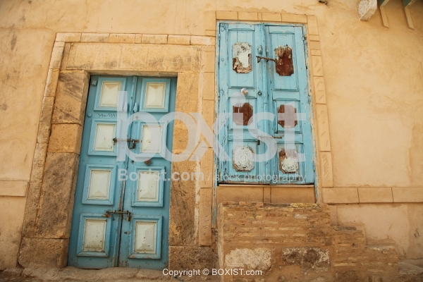 Old Doors in the Old City of Kairouan Medina