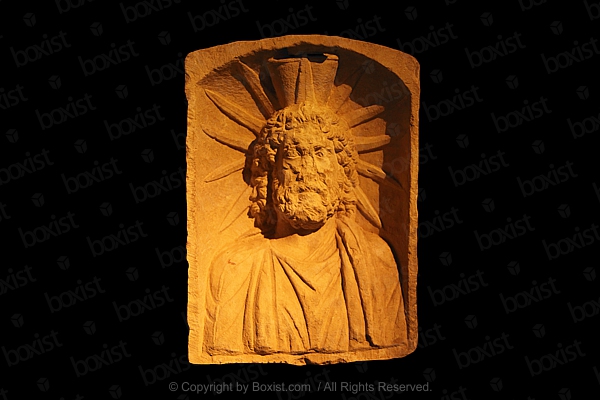 Portrait On Roman Funerary Stele