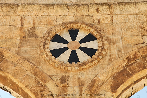 Details Of Northwestern Colonnade At Dome Of The Rock