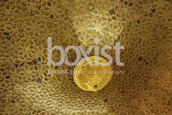 Carved and Gilded Cupola of Sadoq Bey