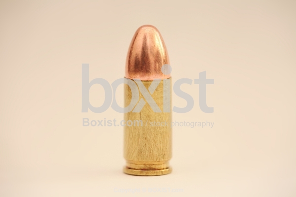 Macro Of 9mm Bullet