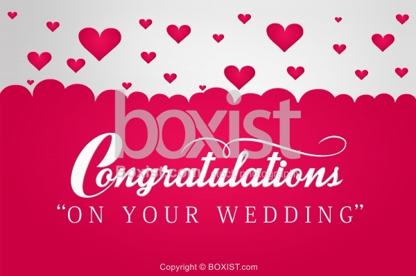 Congratulations On Your Wedding Card
